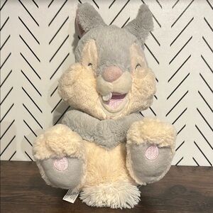 Hallmark Disney Baby Thumper Wobble Chime Plush Stuffed Animal Bambi Bunny